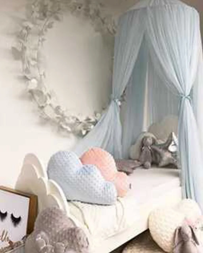 Mosquito Net Hanging Tent Star Decoration Baby Bed Crib Canopy Tulle Curtains for Bedroom Play House