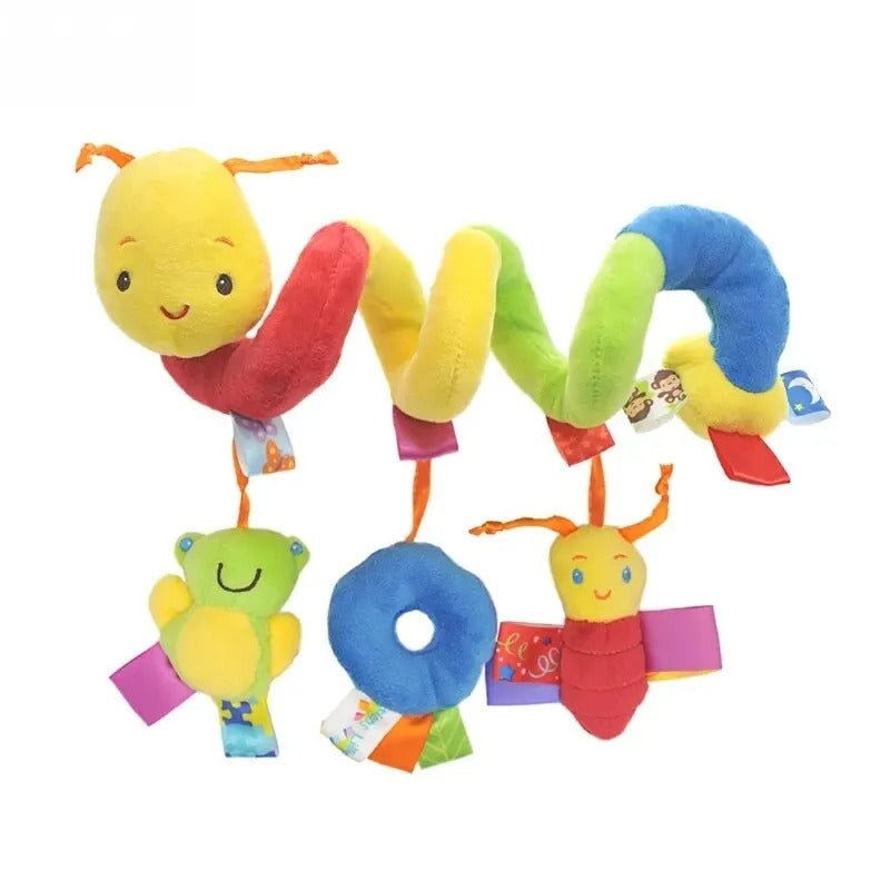 Musical Spiral Hanging Toy for Crib, Stroller & Car Seat – Rattle Toy for Baby Boys & Girls