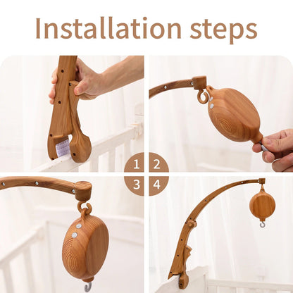 Beautiful Rotating Music Hanger For Baby Crib Mobile