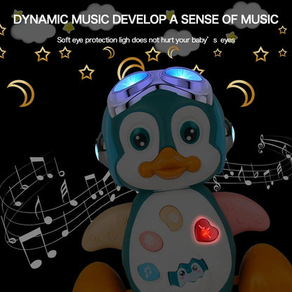 Musical Dancing Penguin - Crawling Toy for Infants