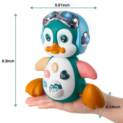 Musical Dancing Penguin - Crawling Toy for Infants