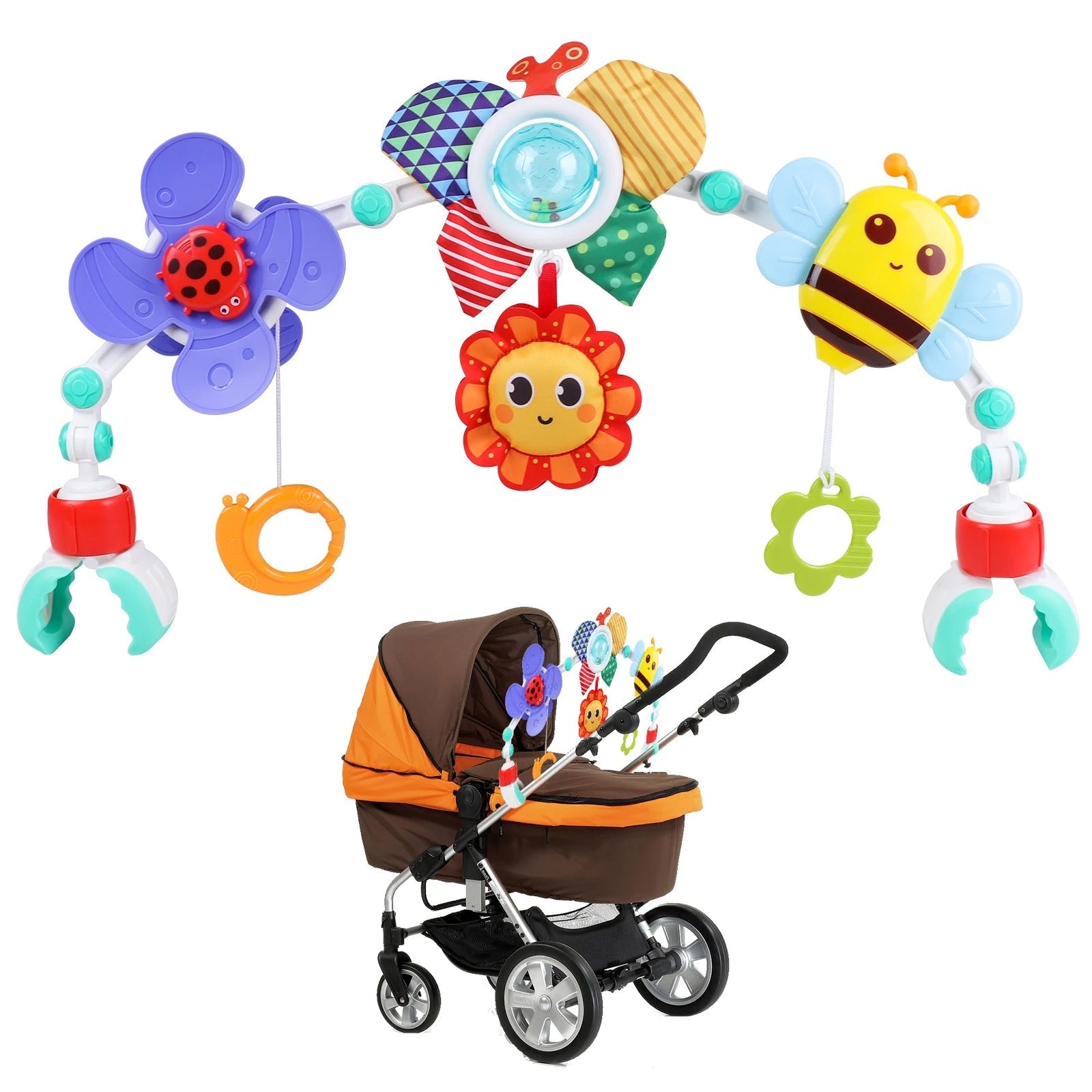 Foldable Baby Play Arch Crib Toy
